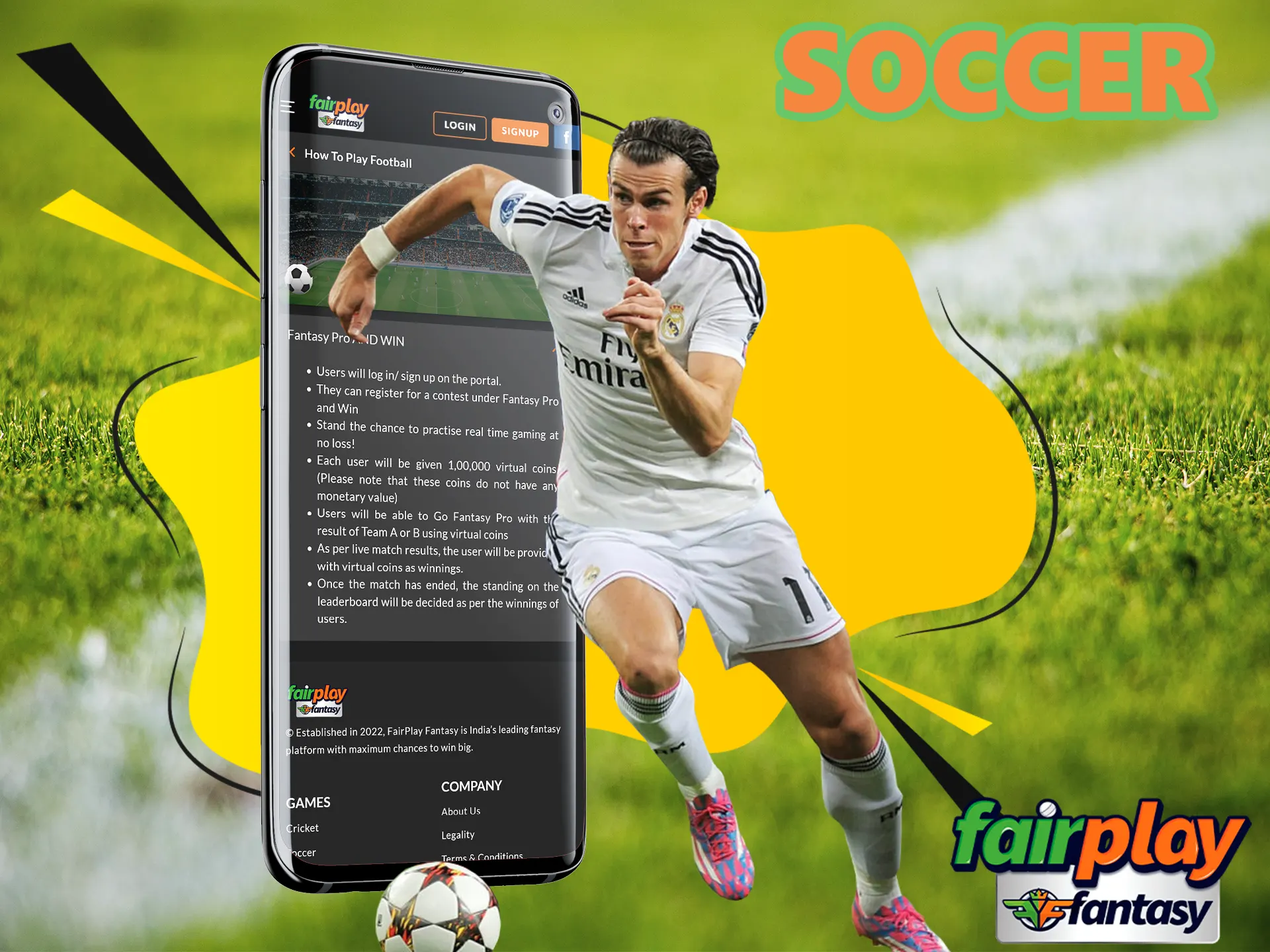 In the Fairplay Fantasy app you have to know the important points of the game and use your skills to build your team.