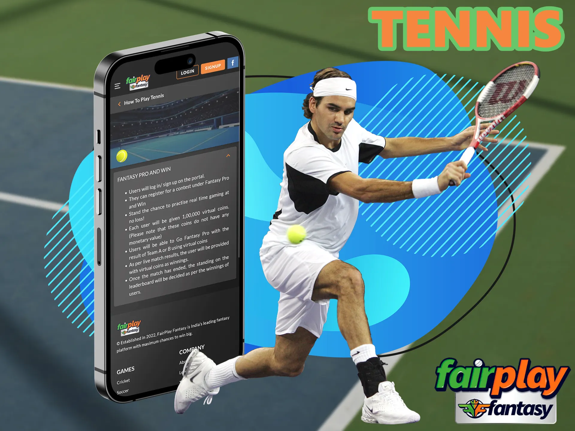 It is one of the leading sports in India, in the Fairplay Fantasy app you can play with your friends fictional teams, have fun.