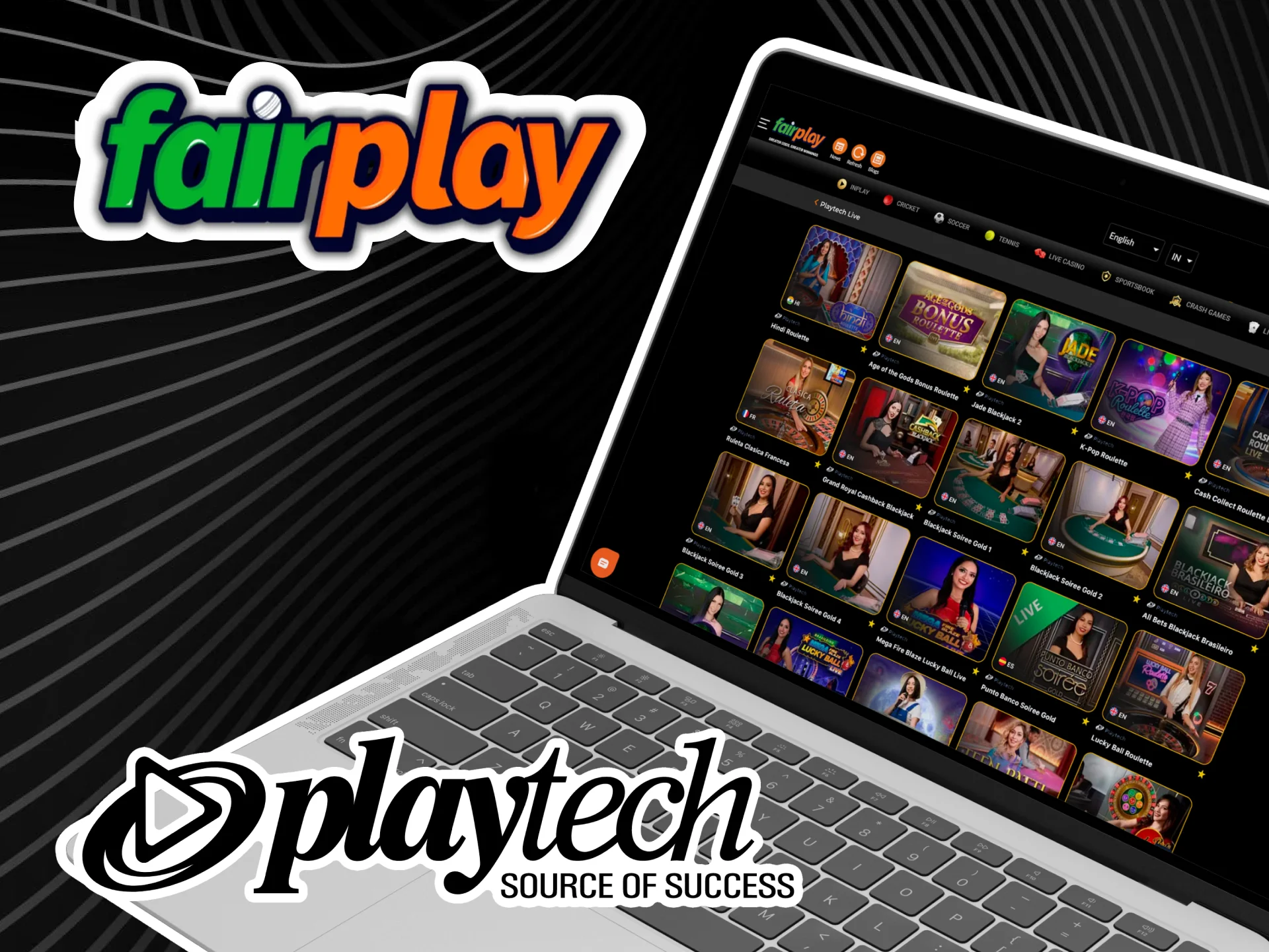 Fairplay Live Casino offers games from provider Playtech.