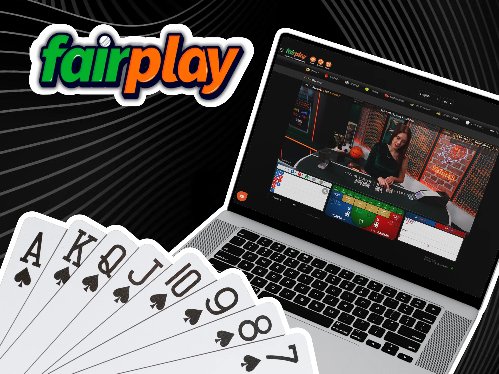 Live baccarat games at Fairplay are profitable.