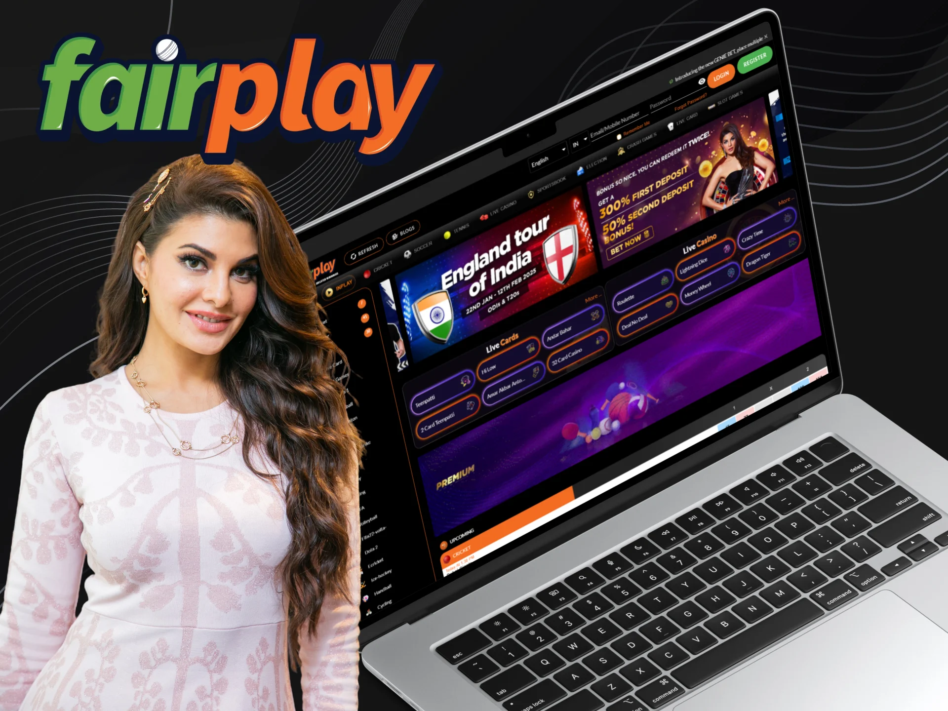 Through its partnership with Jacqueline Fernandez, Fairplay is popularizing its platform.