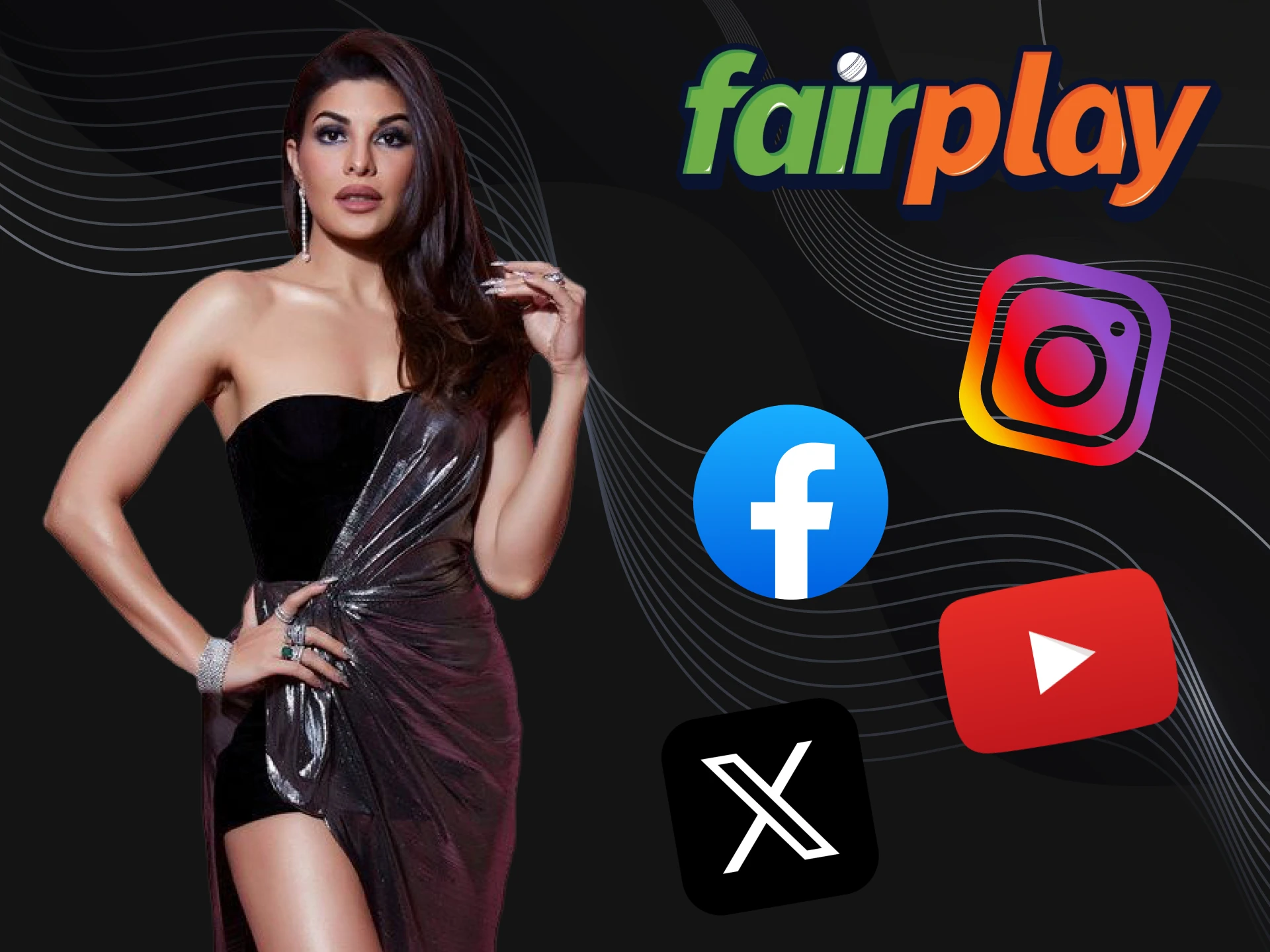 Fairplay ambassador Jacqueline Fernandez is active on her social networks.