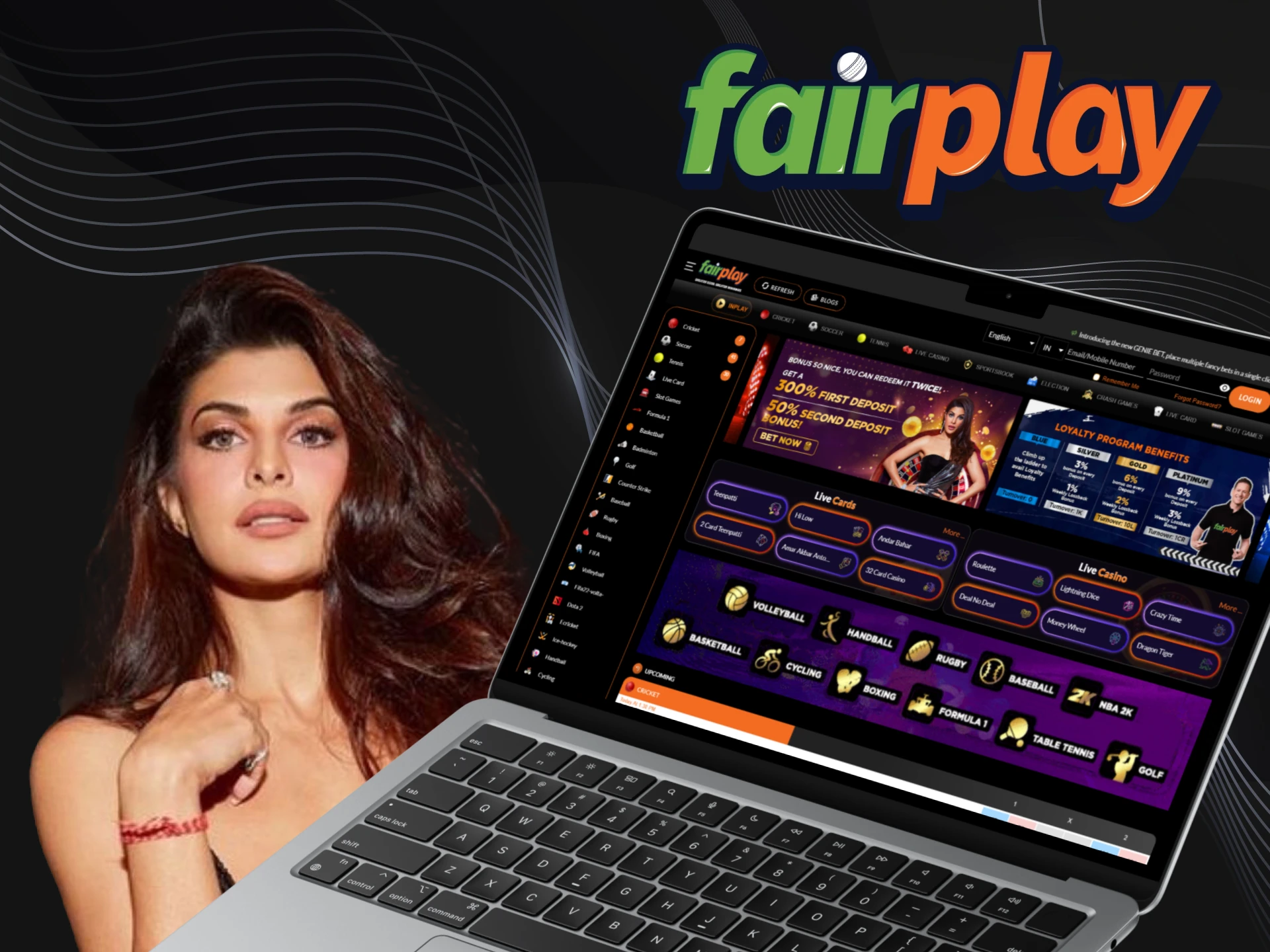 Jacqueline Fernandez chose Fairplay because it is a safe and licensed platform.