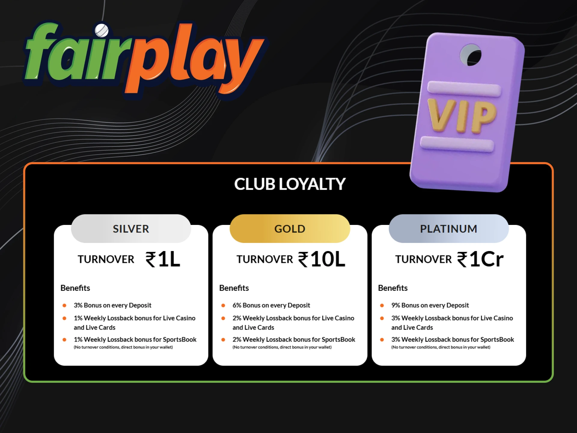 Find out about the Fairplay loyalty program.