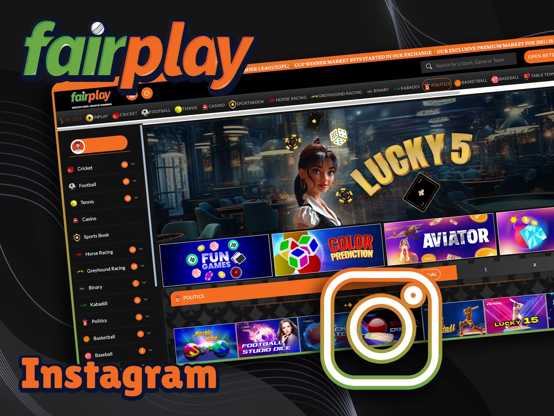You can connect with the Fairplay team on Instagram.