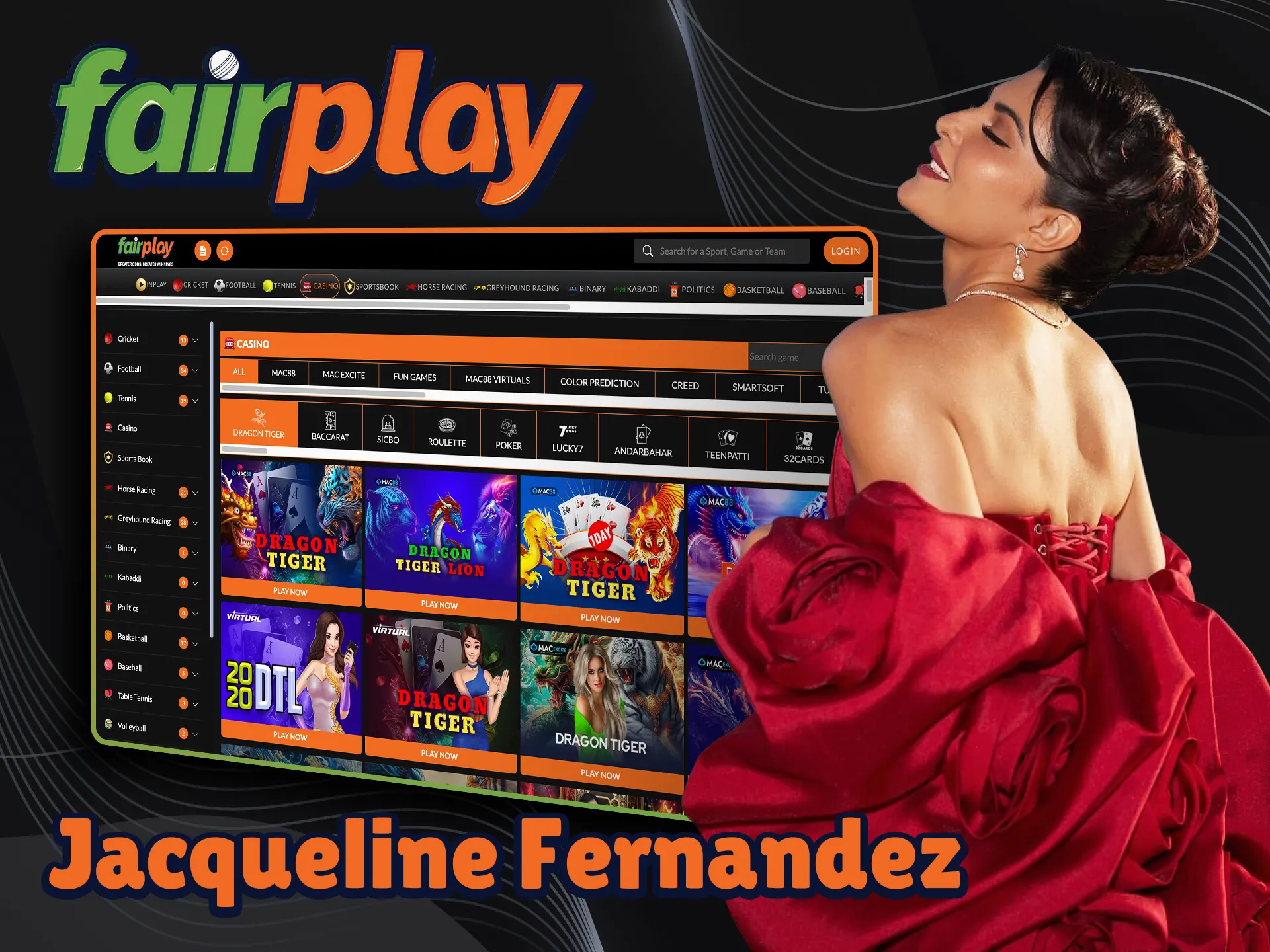 Fairplay partners with popular actress Jacqueline Fernandez.